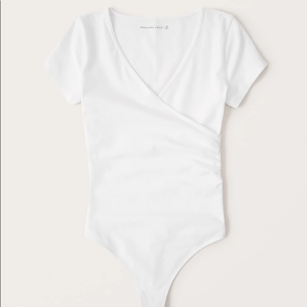 NWOT A&F Wrap SS Bodysuit